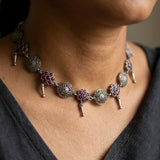 Traditional Floral Motif Necklace