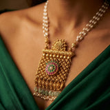 The Royal Floral Pearl Long Haram