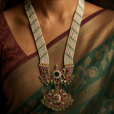 Royal Multi-Strand Pearl &amp; Stone Statement Necklace
