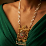The Royal Floral Pearl Long Haram