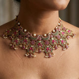 The Royal Crescent &amp; Floral Temple Necklace