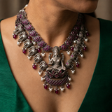 Divine Lakshmi Motif Statement Necklace