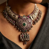 Grand Heritage Motif Statement Necklace
