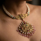 The Royal Antique Floral Temple Necklace