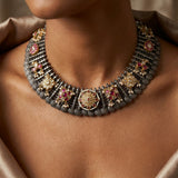 Heritage Floral Motif Necklace