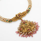 The Royal Antique Floral Temple Necklace