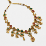 &nbsp;The Regal Geometric Multi-Stone necklace&nbsp;