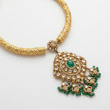 The Regal Emerald Solitaire necklace&nbsp;
