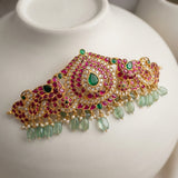 Regal Peacock Motif Choker