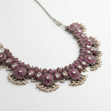 Vintage&nbsp; Floral Guttapusalu Collar Necklace