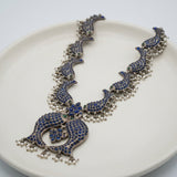Artisan Blue Stone &amp; Pearl Statement Necklace