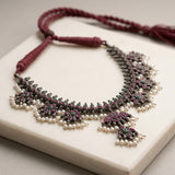 Regal Floral-Burst Statement Necklace