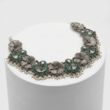 Floral Mandala Collar Necklace