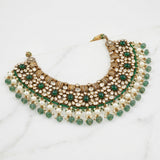 The Regal Verdant Crystal Statement Choker
