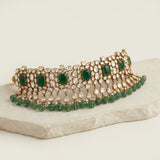 The Regal Emerald Polki Choker