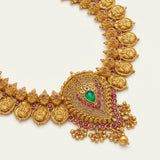 Traditional Kasu Mala Temple Necklace